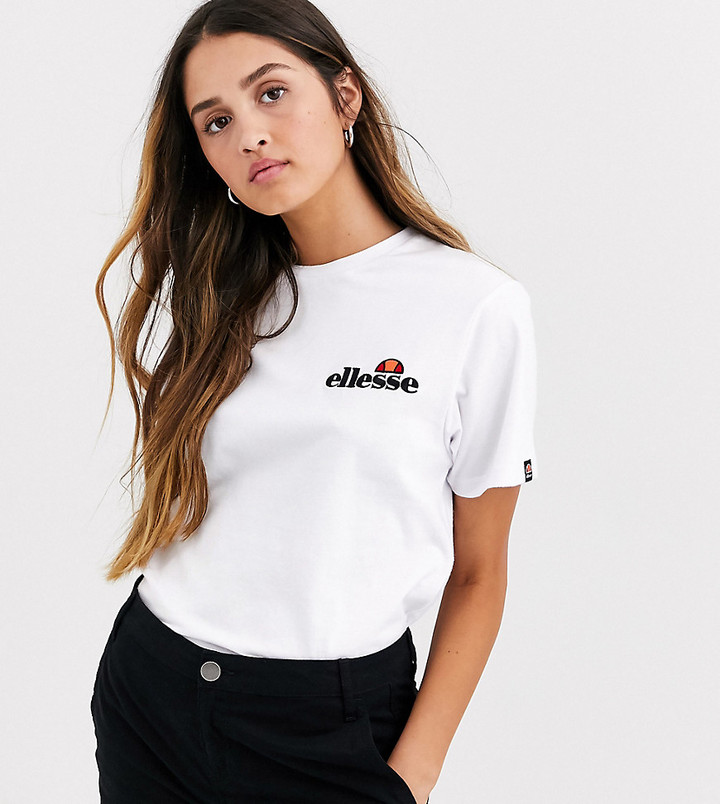 Ellesse t-shirt with embroidered chest logo - ShopStyle