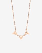Thumbnail for your product : Rosegold Maria Black 3 Stud Necklace