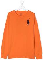Thumbnail for your product : Ralph Lauren Kids TEEN logo embroidered T-shirt