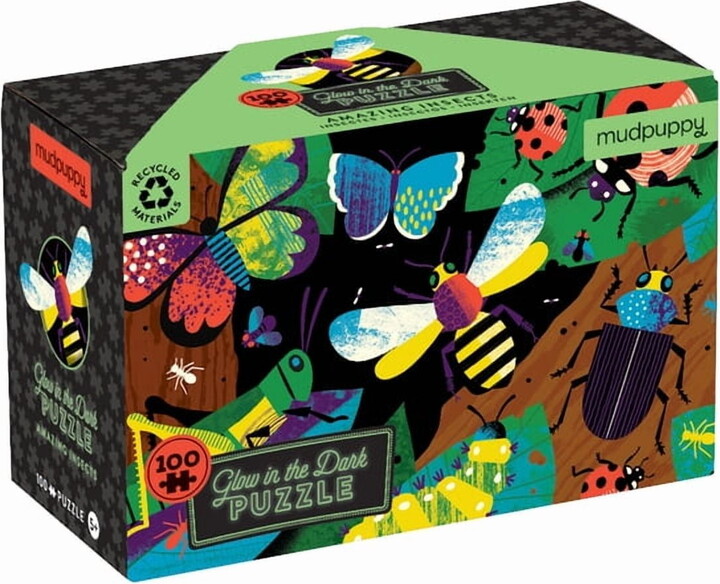 Brave the Woods Amazing Insects Glow in the Dark Puzzle (Jigsaw)