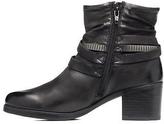 Thumbnail for your product : Coco et abricot Women's Brown Zip-Up Ankle Boots In Black - Size Uk 6.5 / Eu 40