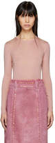 Prada Pink Cashmere Crewneck Pullover 