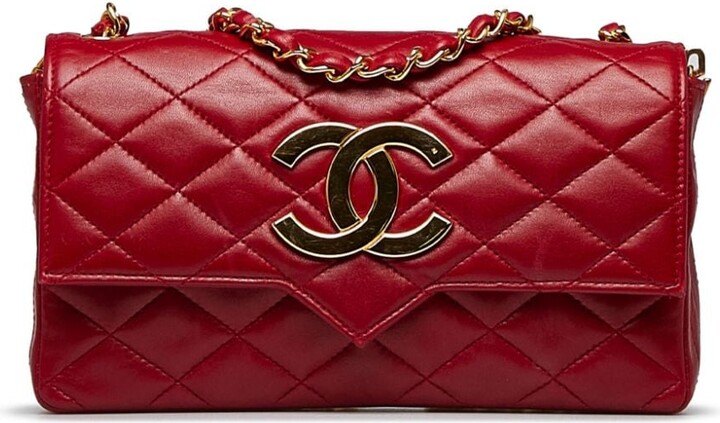 Chanel Pre Owned 1989-1991 CC Classic Flap crossbody bag - ShopStyle