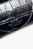 Thumbnail for your product : Smythson Croc-effect leather wallet