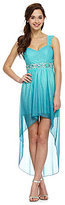 Thumbnail for your product : B. Darlin Wide-Strap Ombre Hi-Low Dress