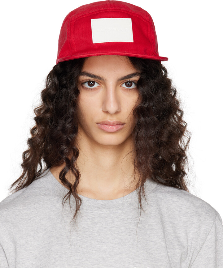 MM6 MAISON MARGIELA White Logo Cap - ShopStyle Hats