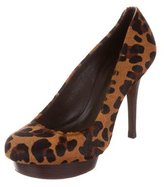 Thumbnail for your product : Tory Burch Ponyhair Platform Pumps
