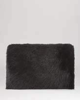 Thumbnail for your product : Whistles Clutch - Faux-Fur Colorblock