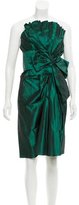 Thumbnail for your product : Elie Saab Silk Strapless Dress