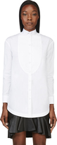 Thumbnail for your product : Givenchy White Poplin Bib-Front Tux Shirt