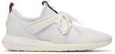 Thumbnail for your product : Moncler Meline Mesh And Leather Low-top Trainers - White
