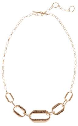Judith Jack Marcasite Embellished Chain Detail Necklace