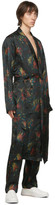 Thumbnail for your product : Dries Van Noten Multicolor Satin Floral Robe