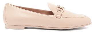 Salvatore Ferragamo Trifoglio Leather Loafers - Womens - Beige