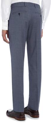 Simon Carter Men's Puppytooth Check Suit Trousers