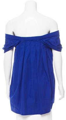 MLM Label Off-the-Shoulder Tunic Top