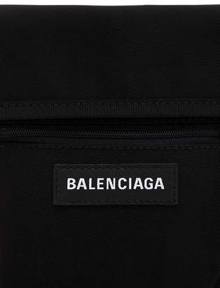 Balenciaga Logo Explorer Nylon Crossbody Bag