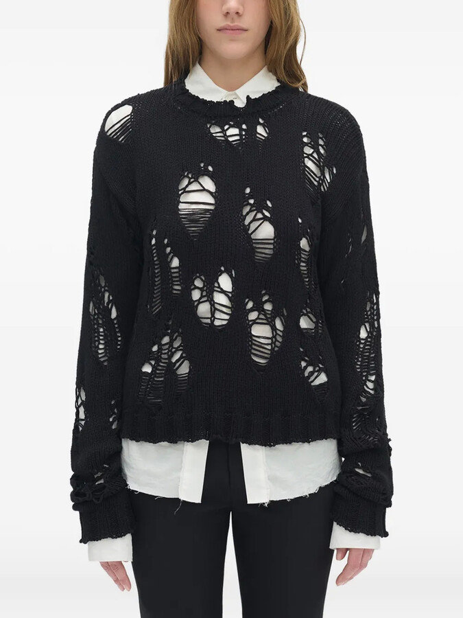 Ann Demeulemeester Open-Knit Sweater