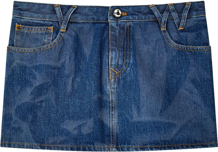 Denim Mini Skirt