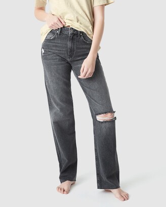 Mavi Jeans Women's Grey Wide leg - Barcelona Wide Leg Jeans - Size 29 at The Iconic