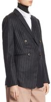 Thumbnail for your product : Brunello Cucinelli Wool Striped Jacket