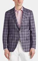 Thumbnail for your product : Isaia Men's Plaid Wool-Blend Two-Button Sportcoat - Purple