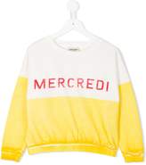 Thumbnail for your product : Bobo Choses mecredi print sweatshirt