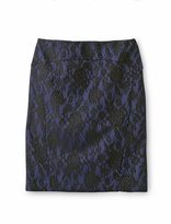 Thumbnail for your product : La Redoute LES ESSENTIELS Lace Motif Skirt, Petite Length, Height Up to 1.60 m