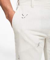 Thumbnail for your product : Brooks Brothers Embroidered Cotton Seersucker Chinos