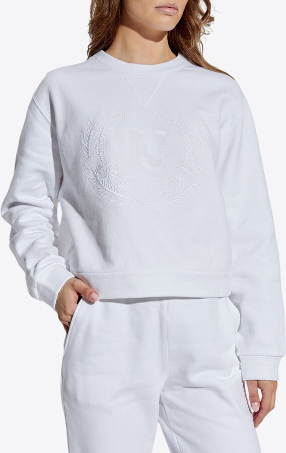 Dolce & Gabbana Embroidered Logo Crewneck Sweatshirt