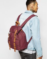 Thumbnail for your product : ASOS Smart Canvas Backpack In Burgundy