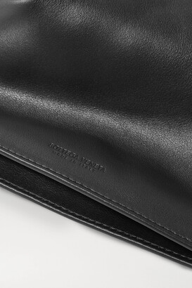 BOTTEGA VENETA Daniel Lee Twist black intrecciato leather knotted clutch bag