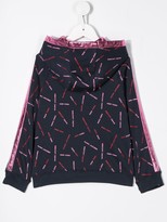 Thumbnail for your product : The Marc Jacobs Kids All-Over Logo Zip-Up Hoodie