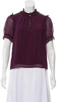 Thumbnail for your product : Rebecca Minkoff Short Sleeve Ruffle-Accented Top