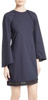 Thumbnail for your product : Derek Lam 10 Crosby Women's Lace Detail Bell Sleeve Dress