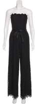 Thumbnail for your product : Rachel Zoe Laced Sleeveless Jumpsuit w/ Tags