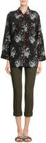 Thumbnail for your product : Alexander McQueen Printed Silk Blouse