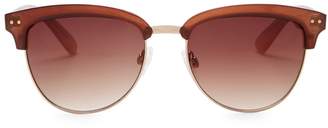 Vince Camuto Clubmaster 55mm Metal Frame Sunglasses