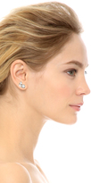 Thumbnail for your product : Ben-Amun Asymmetrical Crystal Earrings