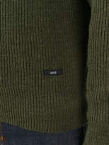Thumbnail for your product : Ami Alexandre Mattiussi fisherman rib zipped cardigan