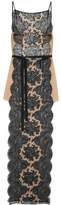 Thumbnail for your product : Agent Provocateur Cora Leavers Lace And Chiffon Nightdress