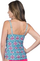 Thumbnail for your product : 24th and Ocean Tiled Up Halter Tankini Separate