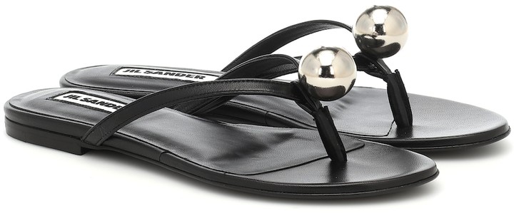 jil sander thong sandals