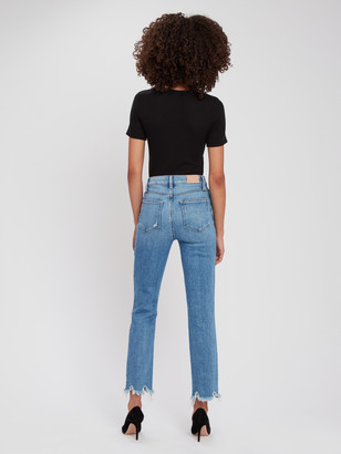 Paige Cindy High Rise Straight Leg Jeans