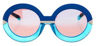 Karen Walker Reflective Hollywood Pool Sunglasses