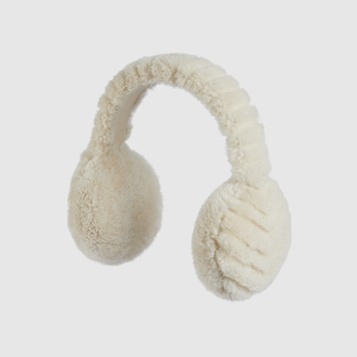 Gucci Shearling ear muffs with Double G ShopStyle