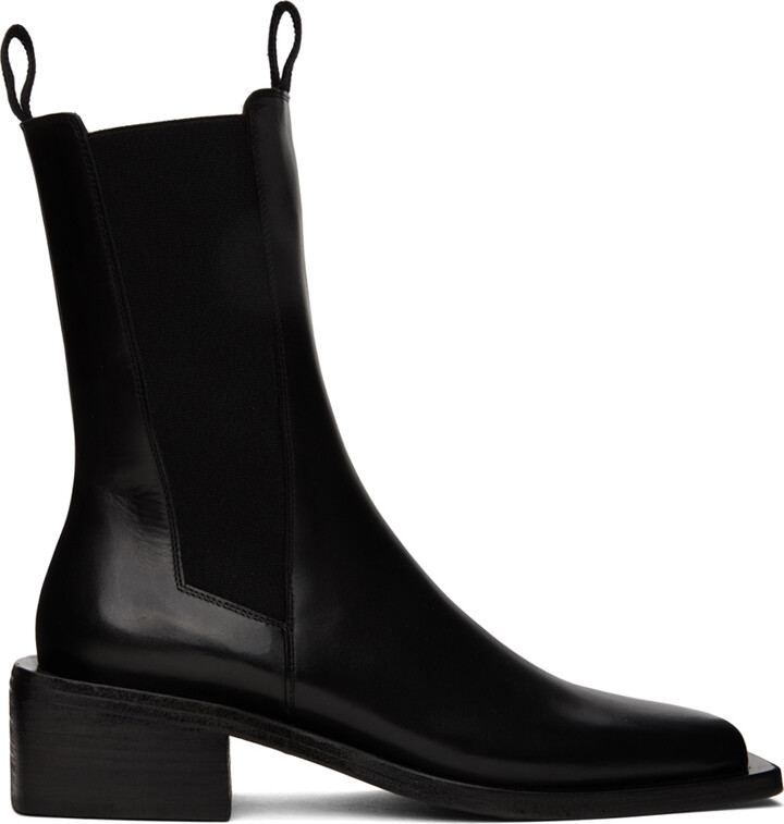 Marsèll Black Pannello Chelsea Boots