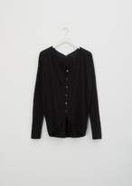 Thumbnail for your product : Pas De Calais Cotton Cardigan Top Black
