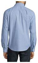 Thumbnail for your product : Izod Striped Woven Cotton-Blend Sportshirt