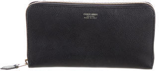 Giorgio Armani Leather Logo Wallet